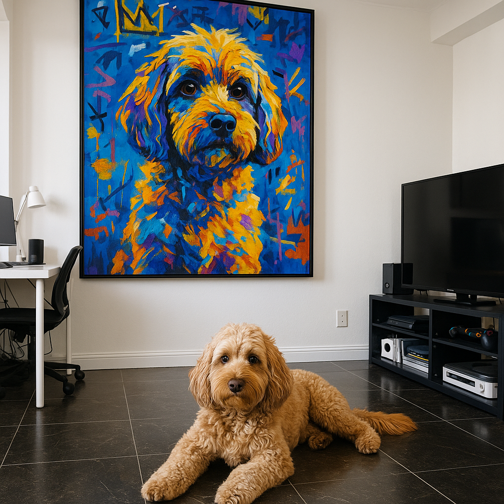 Custom Pet Portrait – Street graffiti Style Portrait