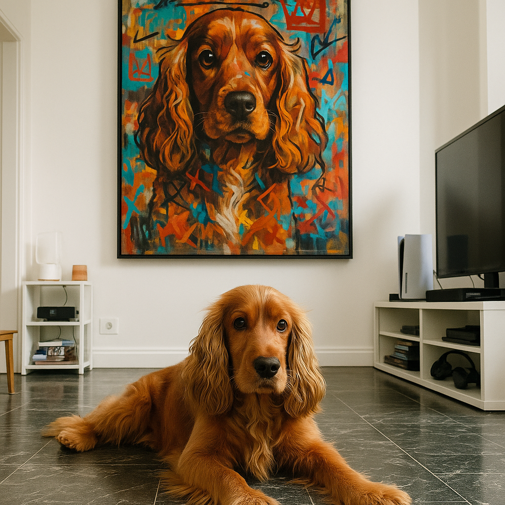 Custom Pet Portrait – Street graffiti Style Portrait