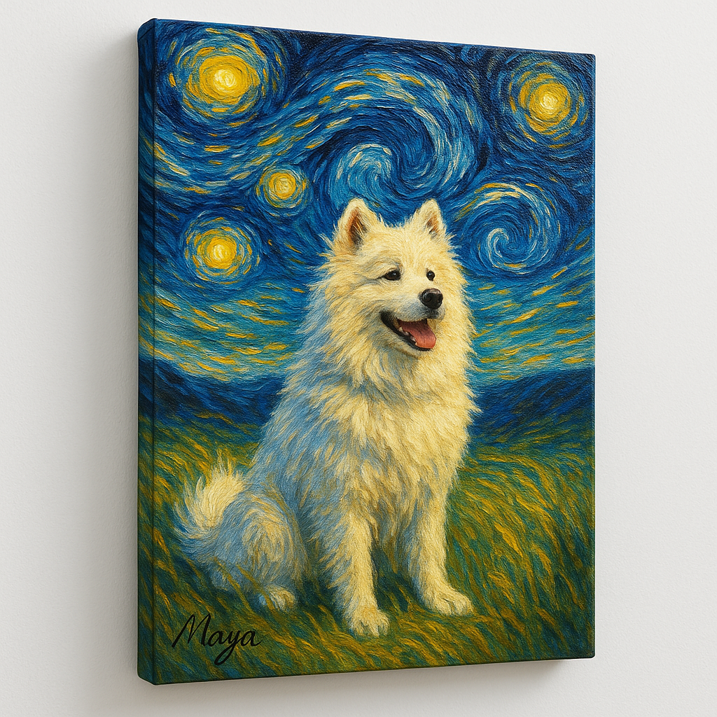 Custom Pet Portrait – Van Goph Style Portrait
