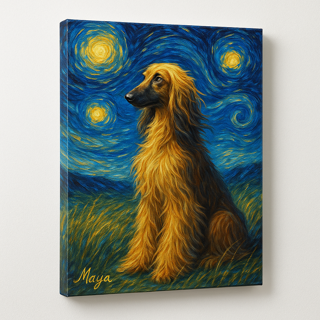 Custom Pet Portrait – Van Goph Style Portrait