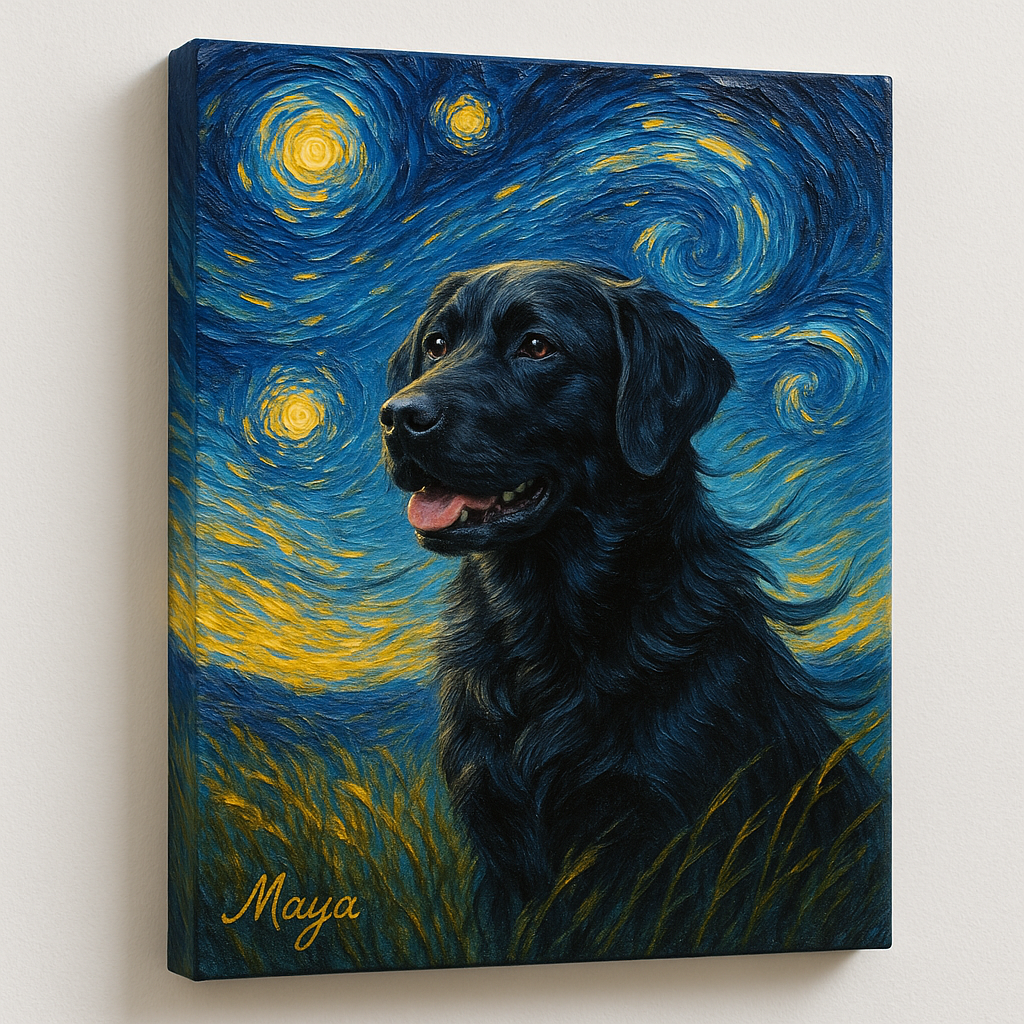 Custom Pet Portrait – Van Goph Style Portrait