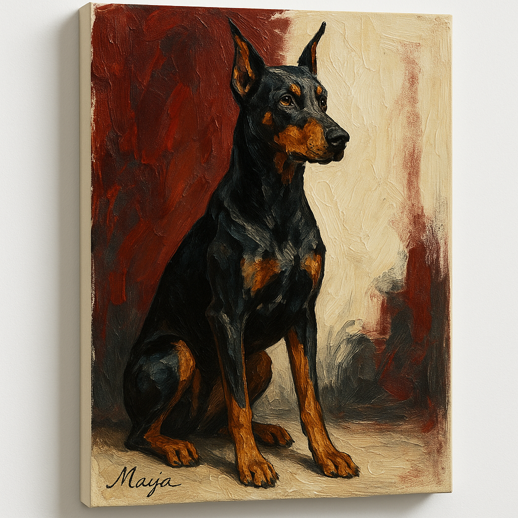 Custom Pet Portrait – Acrylic painting Portrait