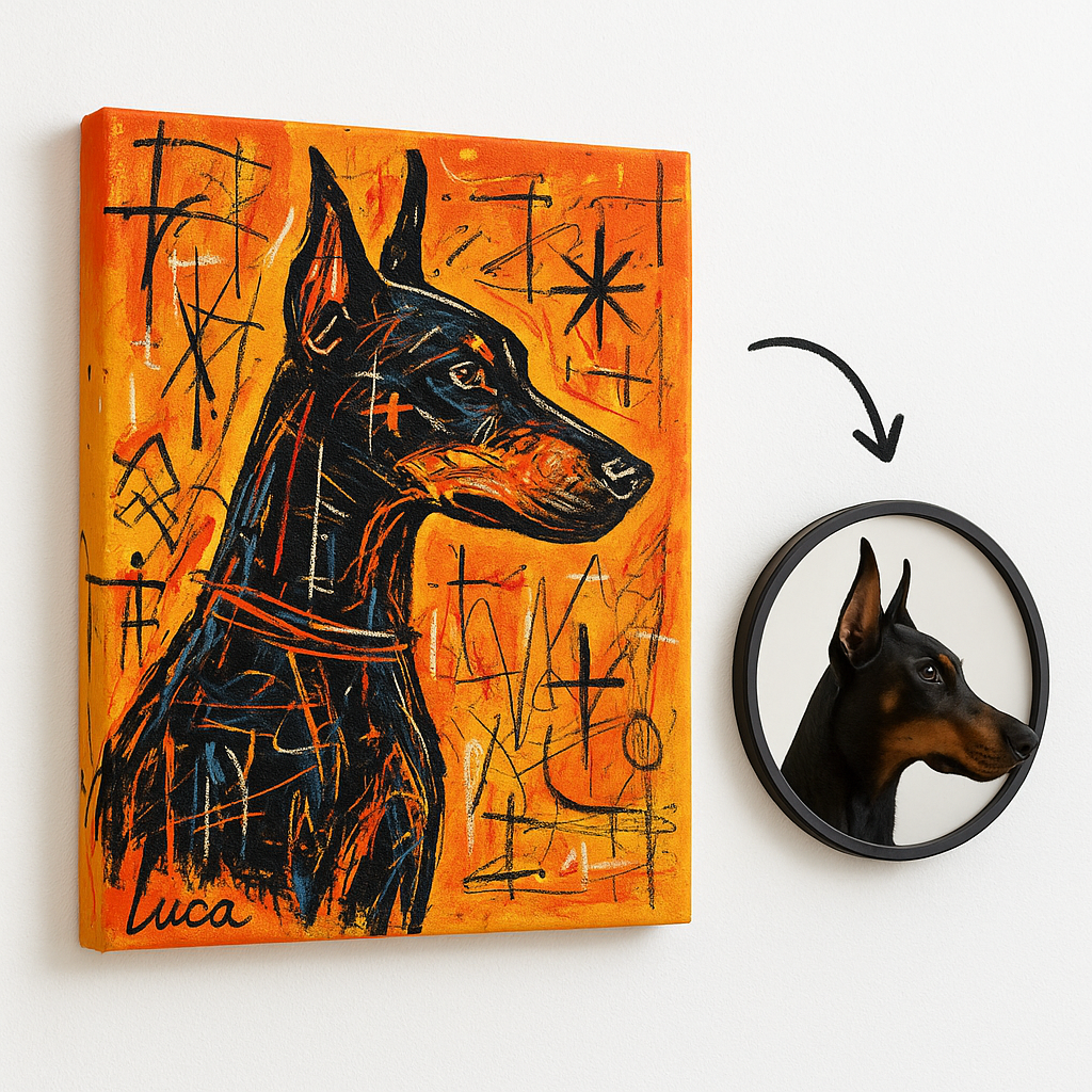 Custom Pet Portrait – Graffiti Abstract Style Portrait