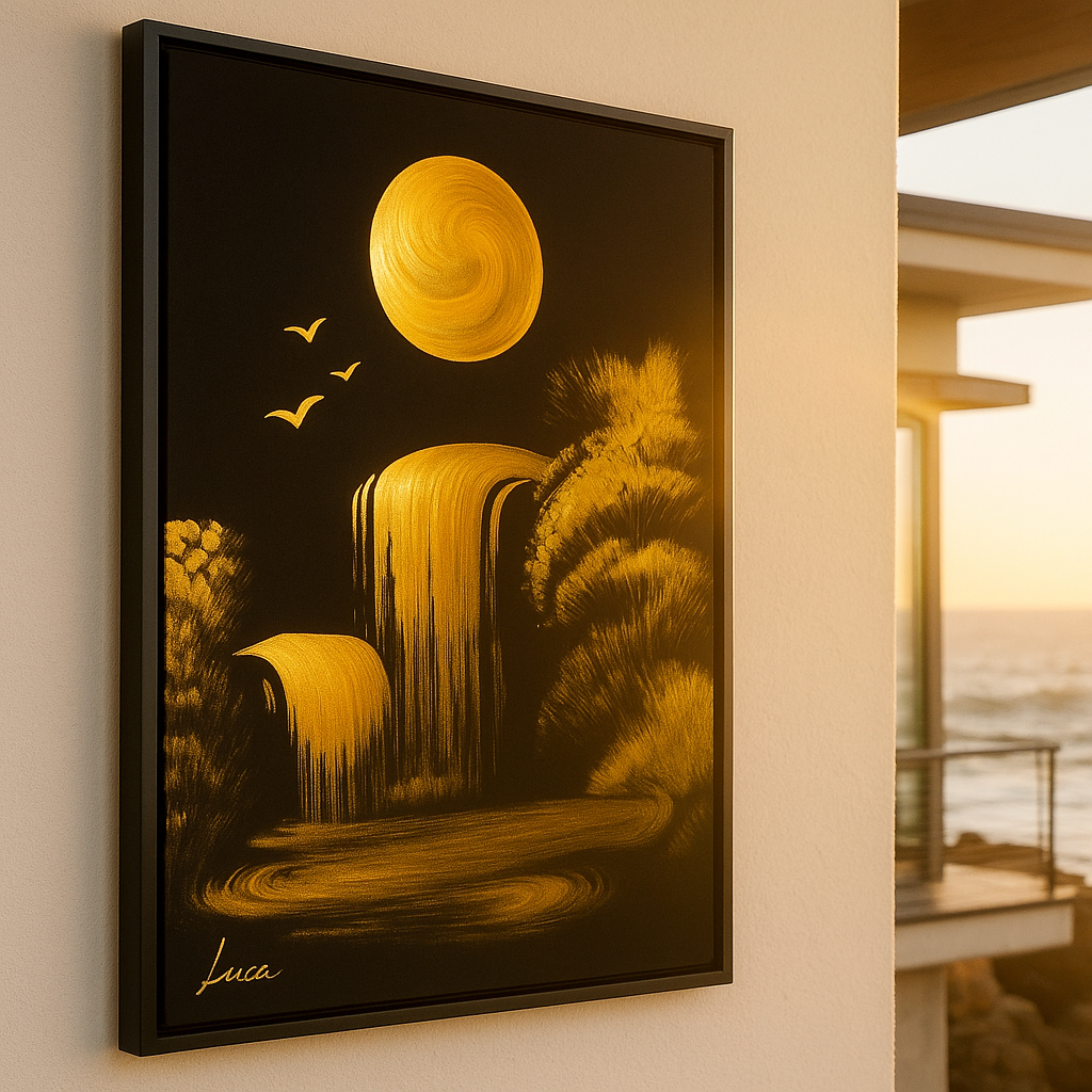 Portrait - Dark & Gold