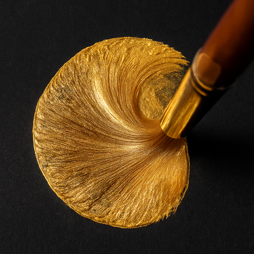 Portrait - Dark & Gold