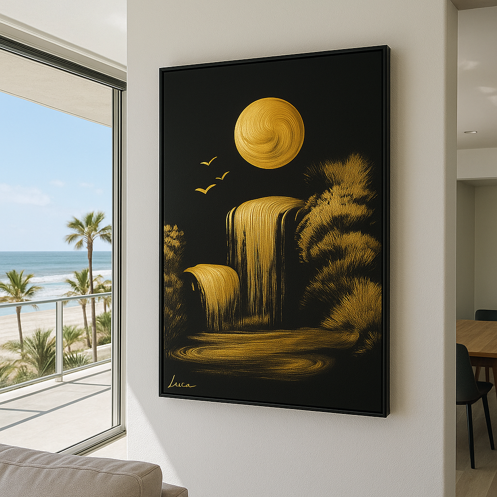 Portrait - Dark & Gold