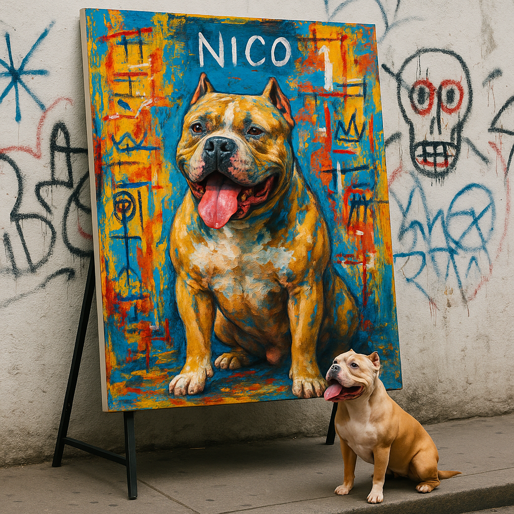 Custom Pet Portrait – Graffiti Abstract Style Portrait