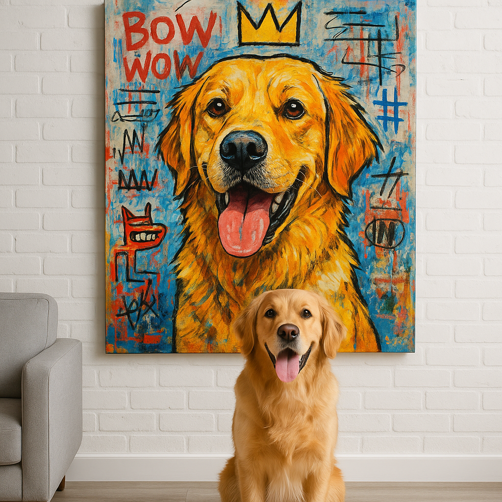 Custom Pet Portrait – Graffiti Abstract Style Portrait