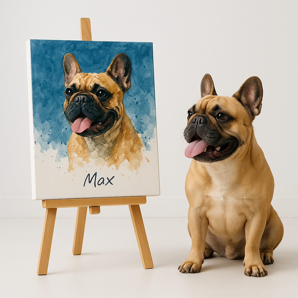 Custom Pet Portrait – Watercolor painting Portrait