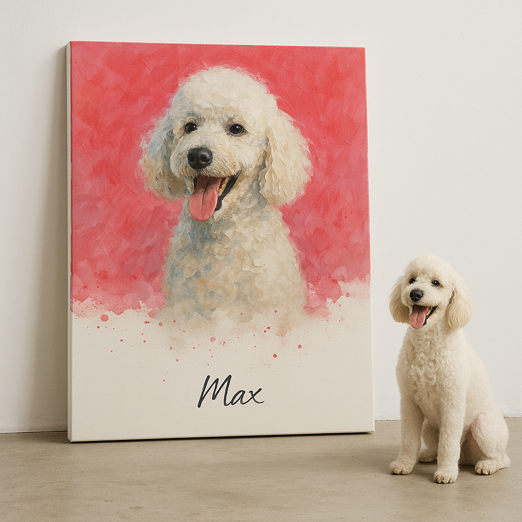 Custom Pet Portrait – Watercolor painting Portrait