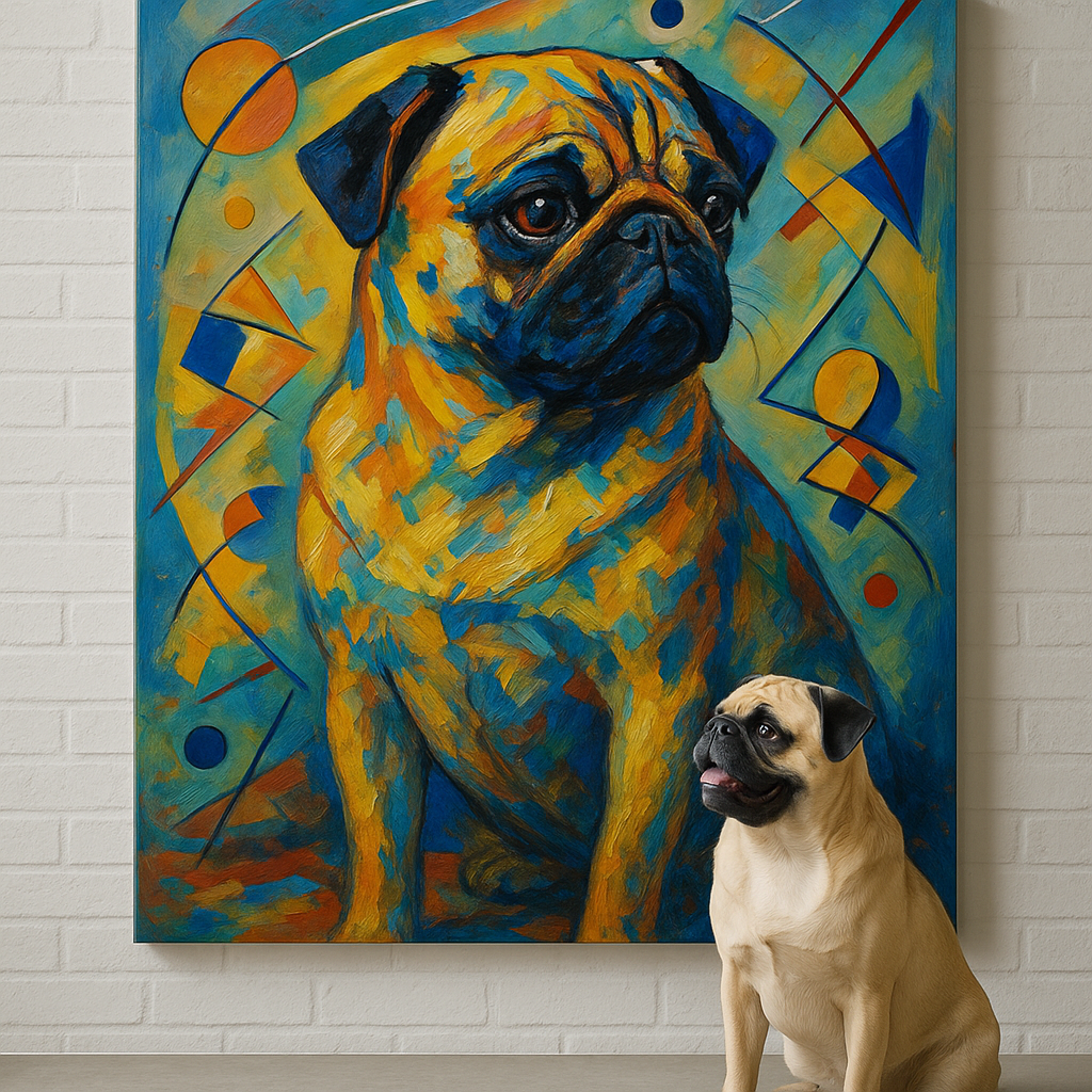 Custom Pet Portrait – Wassily Kandinsky Style Portrait