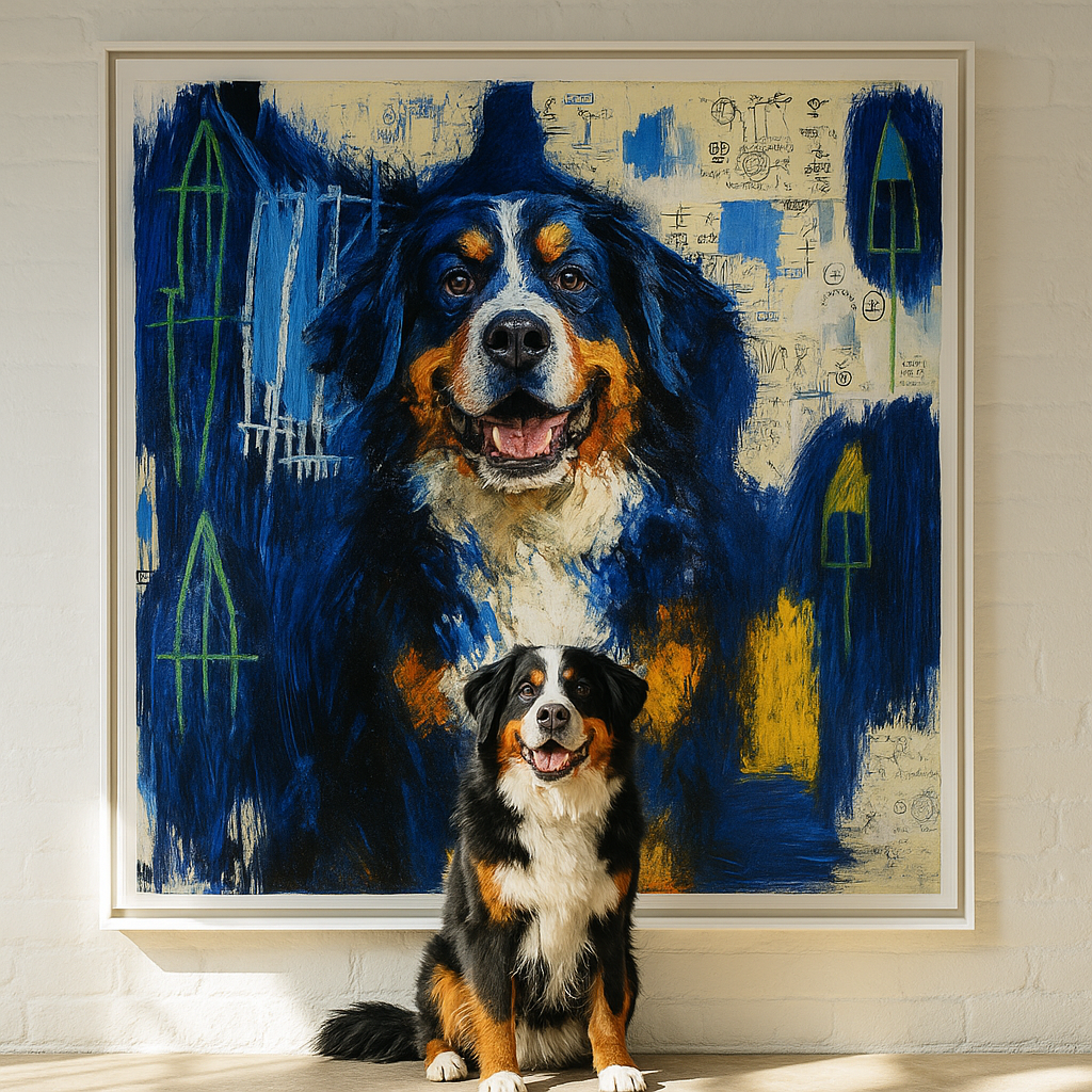 Porträt im Fauvismus-Stil