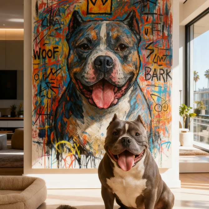 Custom Pet Portrait – Graffiti Abstract Style Portrait