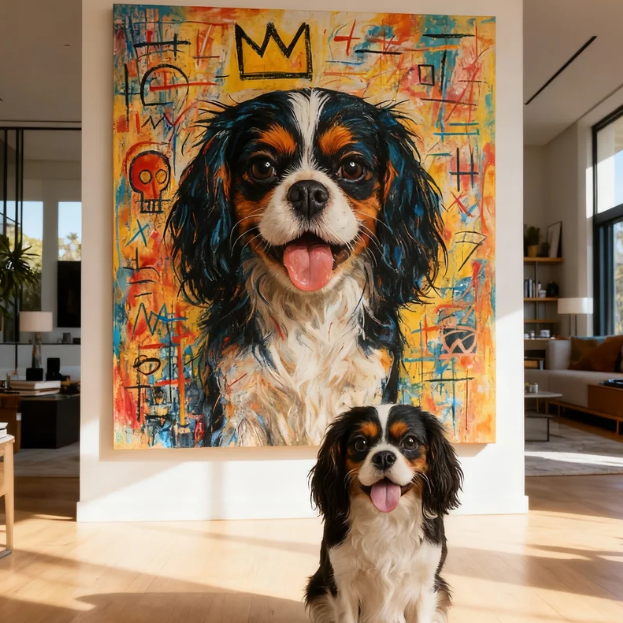 Custom Pet Portrait – Graffiti Abstract Style Portrait
