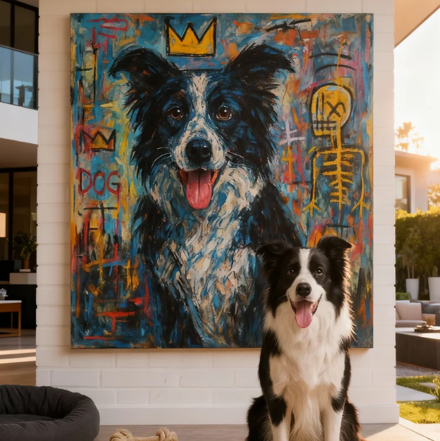 Custom Pet Portrait – Graffiti Abstract Style Portrait