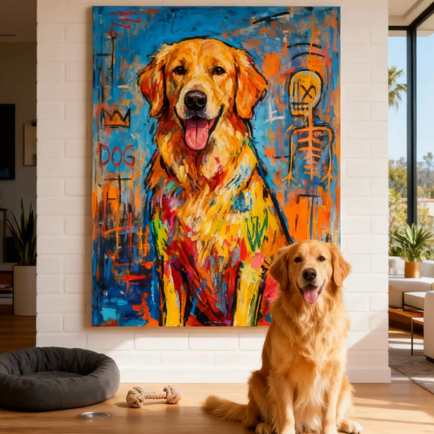 Custom Pet Portrait – Graffiti Abstract Style Portrait