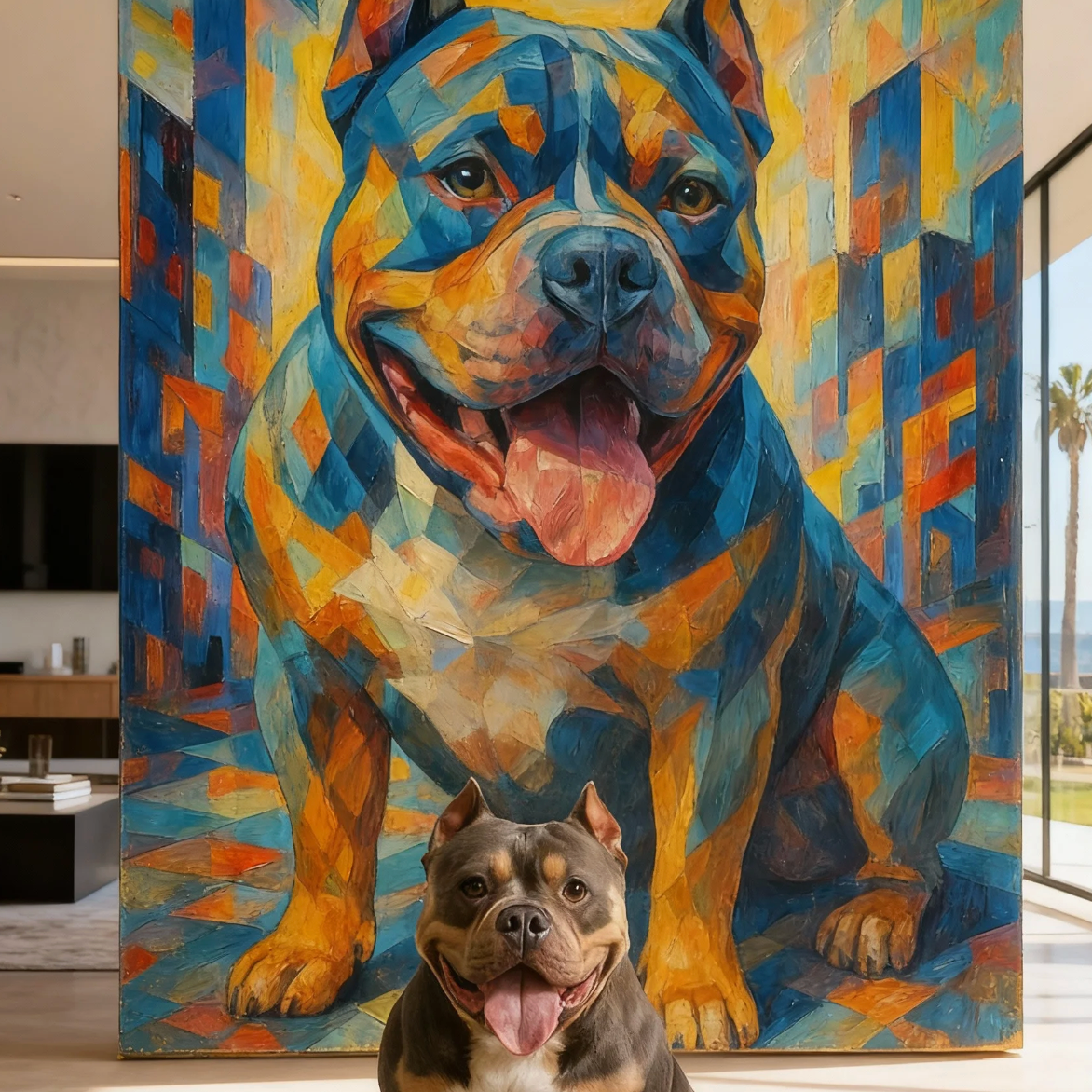 Custom Pet Portrait – Cubism Style Portrait