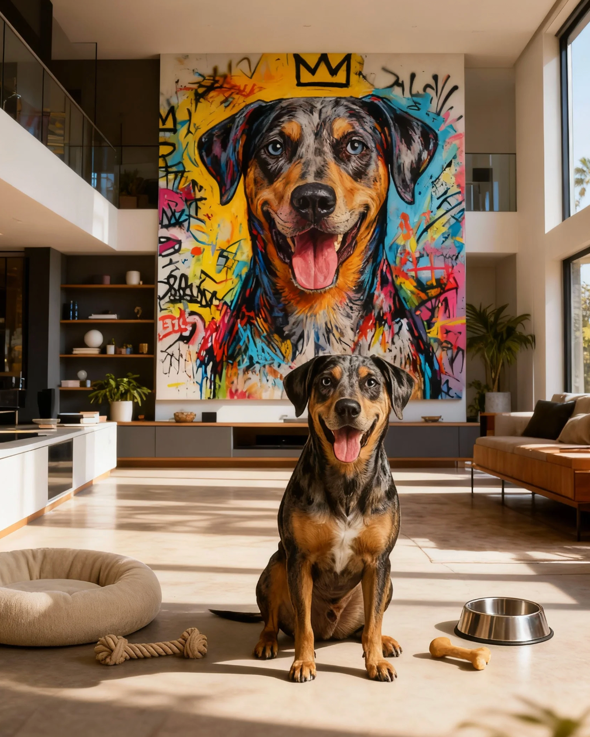 Custom Pet Portrait – Graffiti Abstract Style Portrait