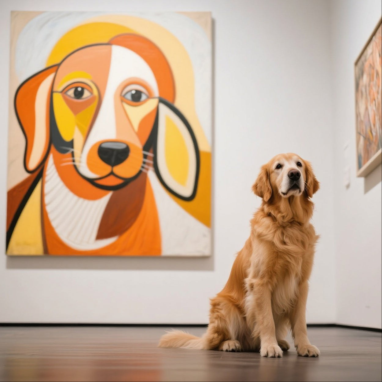 Custom Pet Portrait – Spanish Abstract Style Portrait